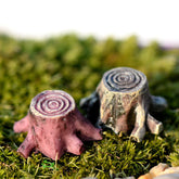 Fairy Garden Delight: Miniature Log Set